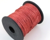 Wachskordel 1mm Rot - 5 Meter