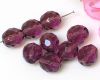 Glasschliffperlen 10mm Amethyst - 10 St�ck