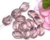 #Glasperlen Nugget 13 mm Amethyst hell - 20 St�ck