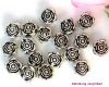 Metallperlen Rosen 7 x 4mm - 40 St�ck