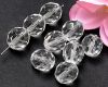 Glasschliffperlen 10mm Crystal - 10 St�ck