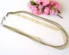 Organza-B�ndchencollier Beige Sand