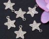 Metallanh�nger Stern 'Just for you' - 20 St�ck
