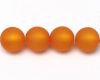 Polarisperle 10 mm Orange matt - 1 St�ck