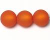 Polarisperle 12 mm Mandarine matt - 1 St�ck