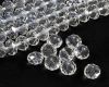 Facettierte Rondelle 8x10 mm Crystal - 15 St�ck