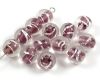 Lampwork Perlen Flitter Amethyst - 10 St�ck
