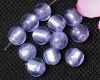 Lampwork Silverfoil Perlen 10mm Flieder - 10 St�ck