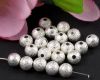 Metallperlen 6mm Stardust Hellsilber - 25 St�ck