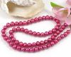 S��wasserperlen 6mm Barock Fuchsia - 1 Strang