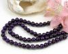S��wasserperlen 7mm Barock Aubergine - 1 Strang
