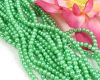 Glas Pearls  4mm Gr�n - 1 Stang ca. 200 St�ck