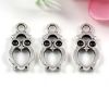 Anh�nger Eule 21mm Metall antiksilber - 10 St�ck