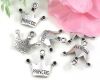 Metallanh�nger Krone Princess - 10 St�ck