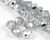 Facettierte Rondelle 6x8 mm Crystal Silver - 20 St�ck