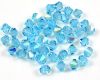 Bicones 4mm Aqua AB - 57 St�ck