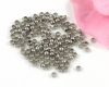 Quetschperlen 2,5mm platinsilber - 2 Gramm (~85)