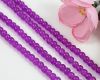 Rundperlen 4mm Crackle Purple - 100 St�ck