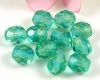 Glasschliffperlen  8mm Sea-Green Bicolor - 10 St�ck