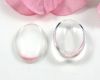 Lupensteine, Glascabochons transparent 13x18mm - 10 St�ck