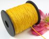 Wachskordel 1mm Sonnen-Gelb - 5 Meter
