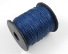 Wachskordel 1mm Dunkelblau - 5,00 m
