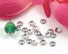 Perlenkappen  4mm platinsilber 3g ca. 100 St�ck