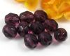 Glasschliffperlen  8mm Amethyst dunkel - 15 St�ck