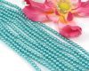 Tschechiche Glass Pearls  4mm Aqua / T�rkis - 1Strang (100+)
