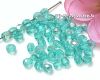 Glasschliffperlen  4mm Lt. Emerald AB - 100 St�ck