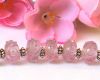 2. Wahl Lampwork Rondell Schn�rkel Lt. Rose - 6 St�ck